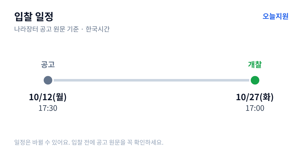 제26회 마산가고파국화축제 마산야경 라이트쇼 대행 용역 입찰 일정 — 공고 10월 12일(월) 17:30, 개찰 10월 27일(화) 17:00