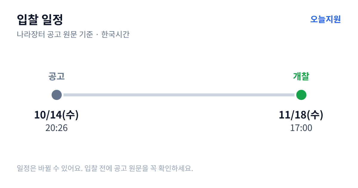 쉴랜드 쉴스테이 조성사업 건축설계 제안공모 입찰 일정 — 공고 10월 14일(수) 20:26, 개찰 11월 18일(수) 17:00